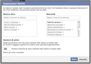 Facebook amici